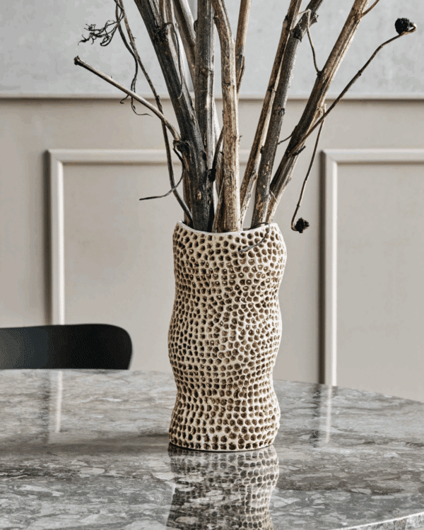 Vase HDPan Beige