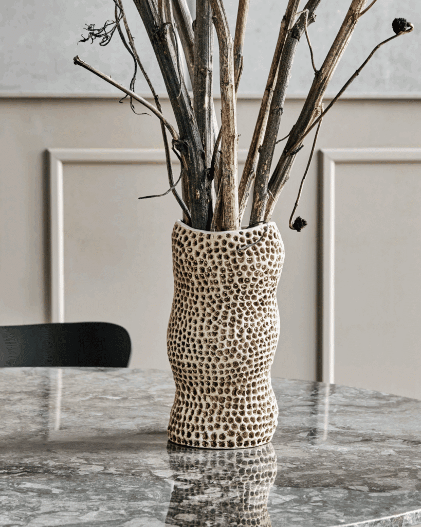 Vase HDPan Beige