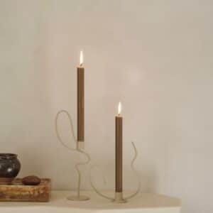 Valse Candle Holder – High – Cashmere