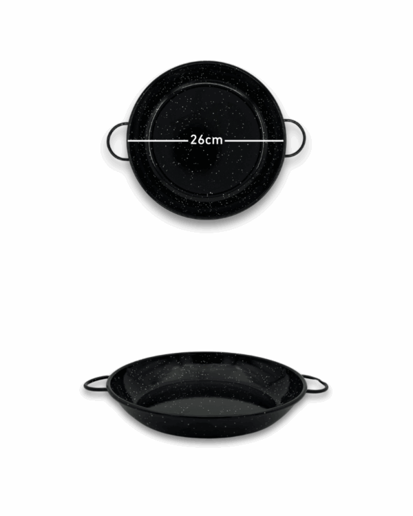 Emaljert panne høy kant 26 cm