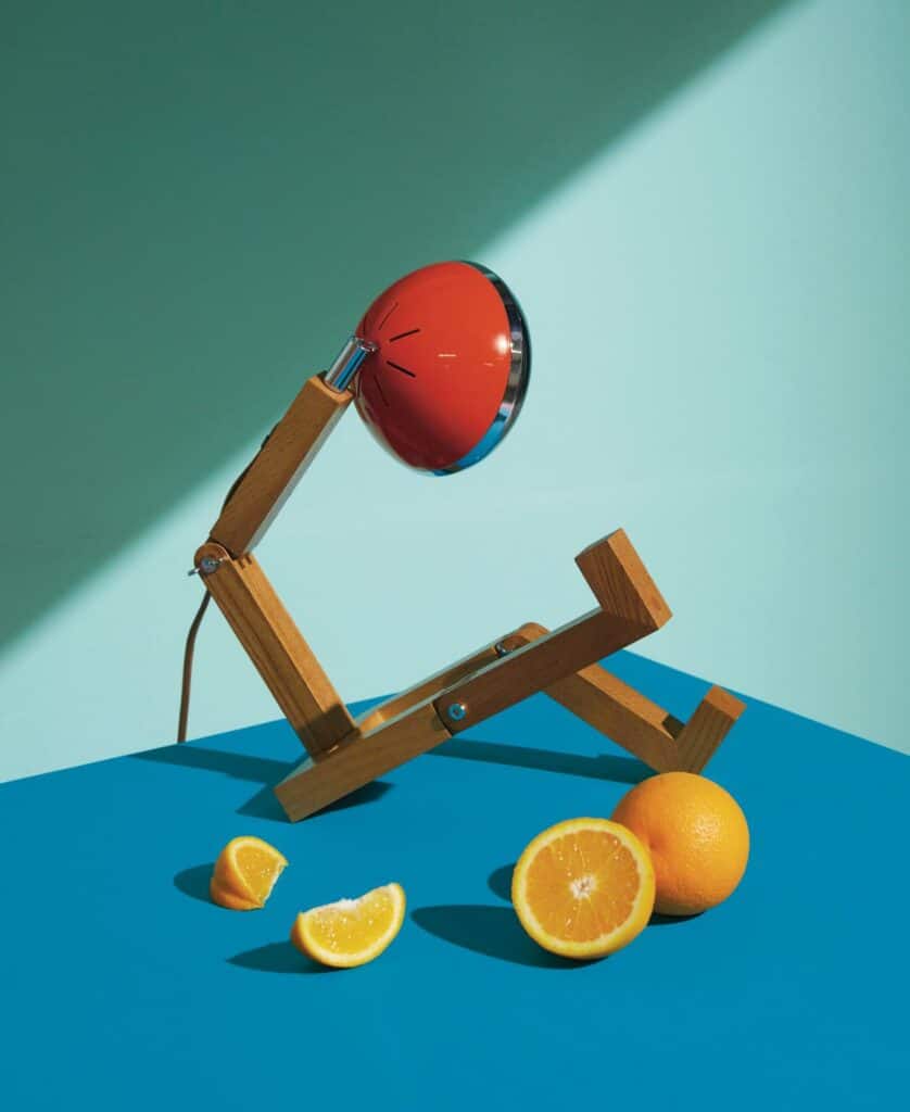 Mr. Wattson Bordlampe Mini Flash Red
