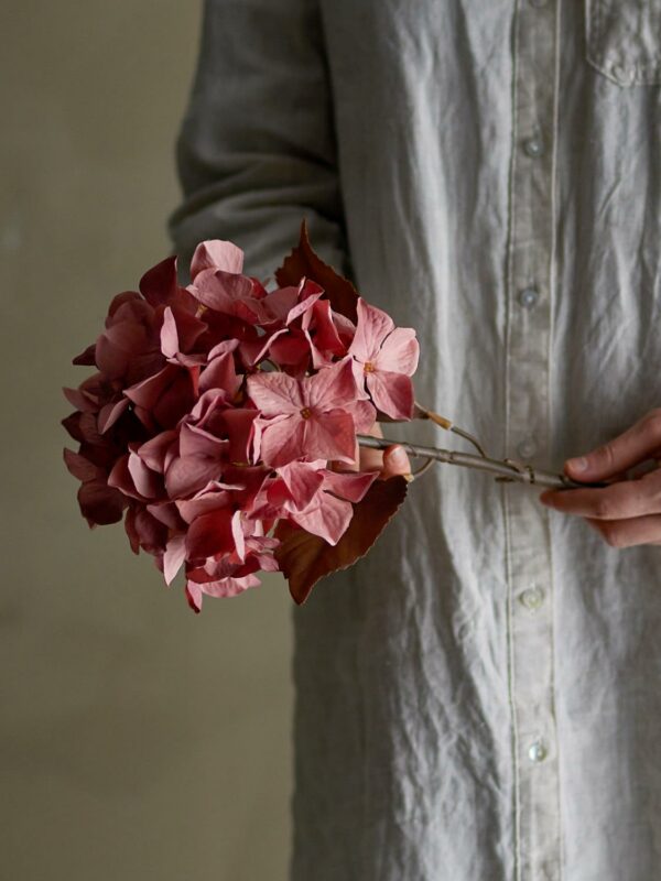 Hortensia stilk, Rosa, 20x65cm