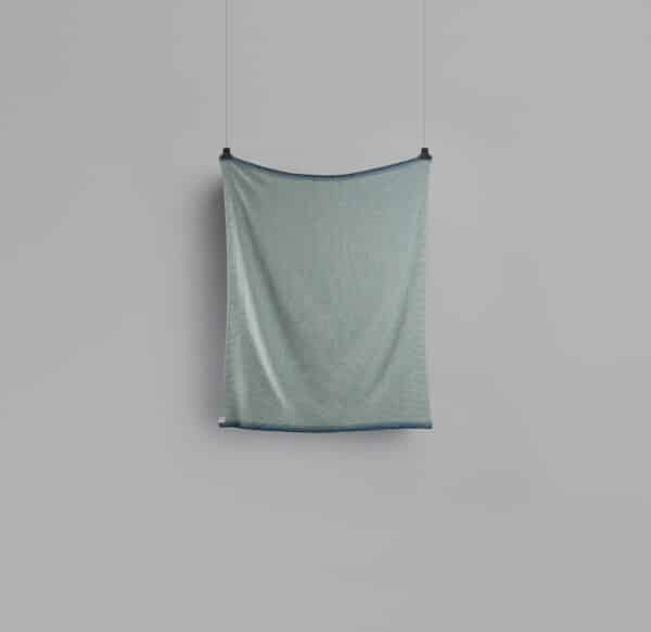 Halvpledd Ull 110x150cm, Una blue