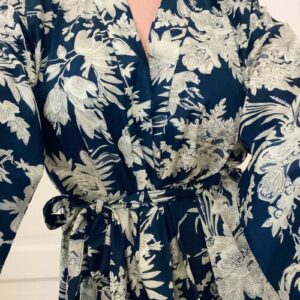 Kimono Bomull St. Tropez Blå