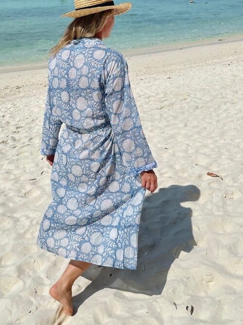 Kimono Bomull Himmel