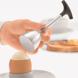 EGGESKJÆRER STÅL/SORT Ø4CM L14CM