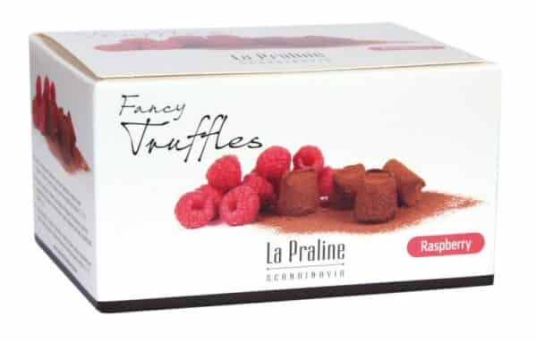 Trøffel med bringebær La Praline 200gr