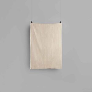 Ullpledd 135x200cm, Skog Beige/Natur