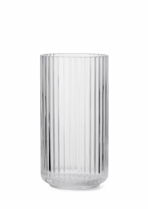 Lyngbyvase glass 20cm, Klar