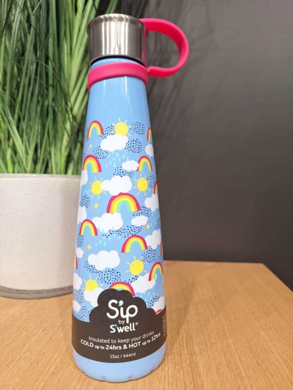 SIP BY S'WELL DRIKKEFLASKE 450ML HAPPY RAINBOW