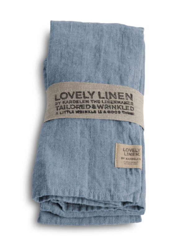 LOVELY LINDUK 145X300 CM DENIM BLUE LOVELY LINEN