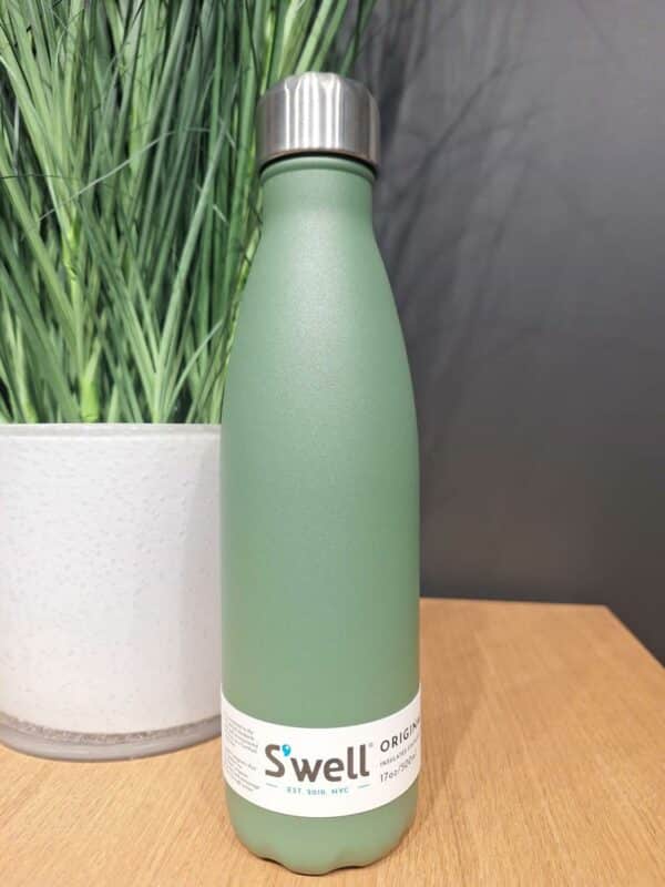 DRIKKEFLASKE GREEN JASPER 500 ML SWELL