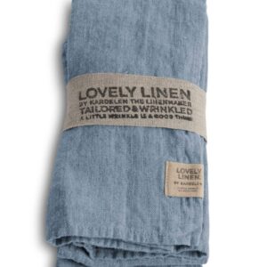 LOVELY LINDUK 145X250 CM DENIM BLUE LOVELY LINEN