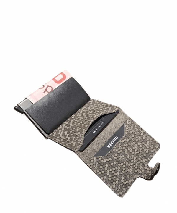 Skimmingsikker Kortholder, Hexagon Grey - Bilde 2