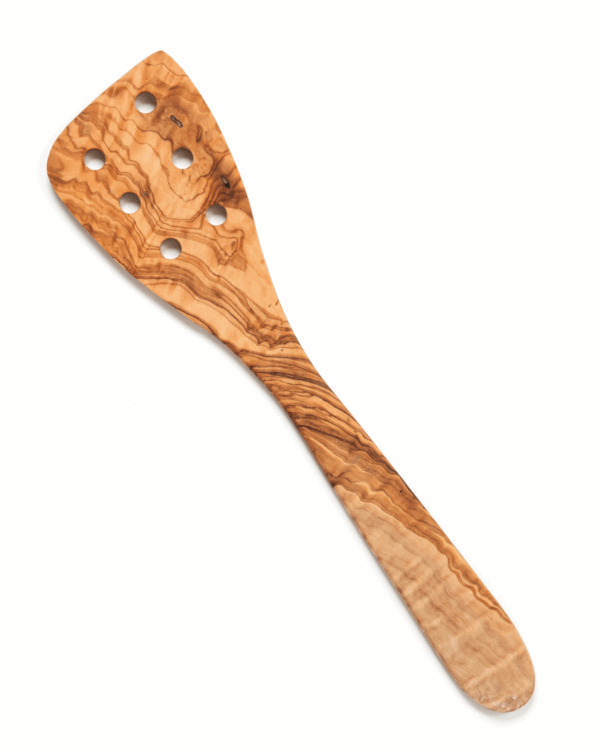 Stekespade med Hull i oliventre 31 cm - Bilde 2