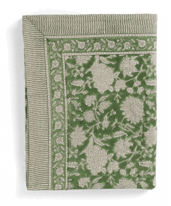 Indian Rose Green Linduk 170 x 270cm Chamois - Bilde 2