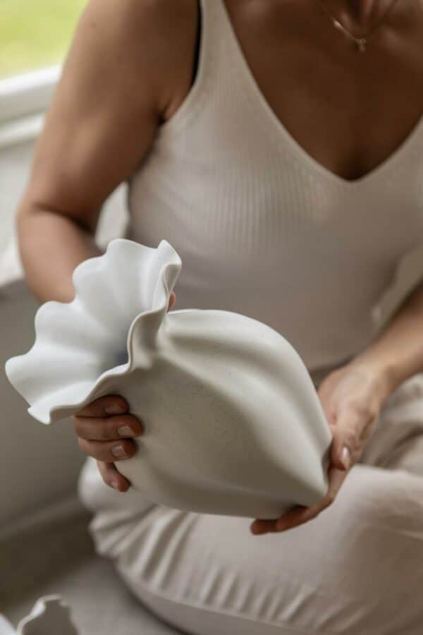 Nellie Vase Off White - Bilde 3