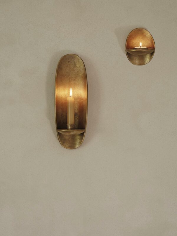 Agapé Wall Tealight Holder - Brass - Bilde 2