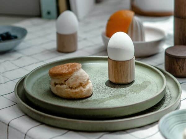 Egg Me, eggeglass 2pk, Eik Natur - Bilde 4