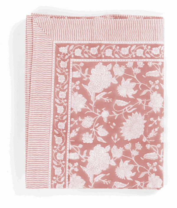 Duk med Indian Rose-trykk i Lantana Rose 150 x 230cm - Bilde 2