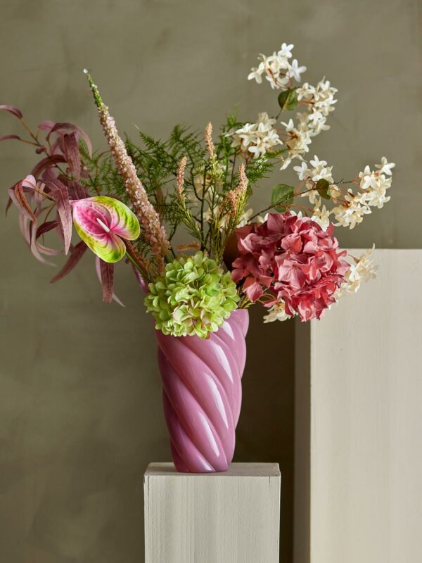 Callo Glassvase, Rosa - Bilde 2