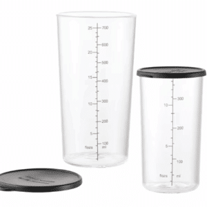 Bamix 400ml+700ml glassbegersett - Tilbehør
