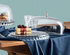 GUZZINI Tiffany Kaketine lav, Ø30 cm, klar