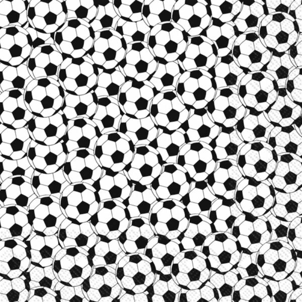 Cocktailservietter, Soccer Black