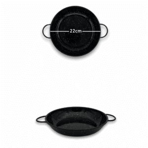 Emaljert panne høy kant 22cm