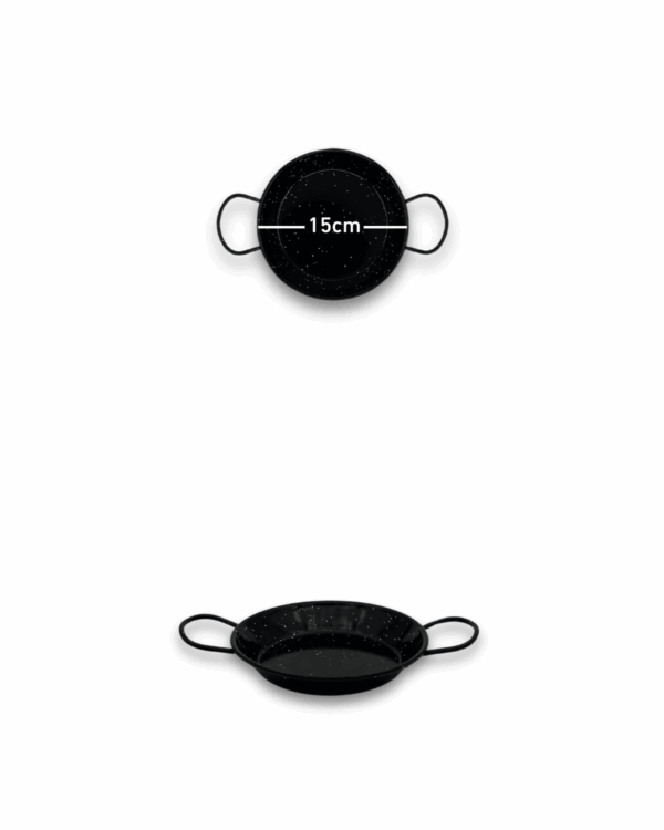 Emaljert minipanne 15 cm