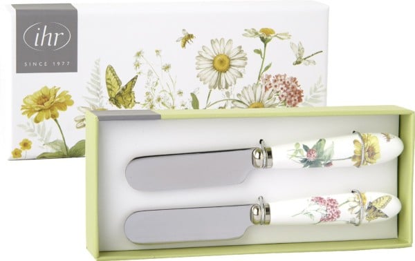 Smørkniver 2 pk Wildflower And Butterfly
