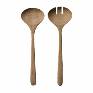 Salatbestikk Ubehandlet Teak 30cm