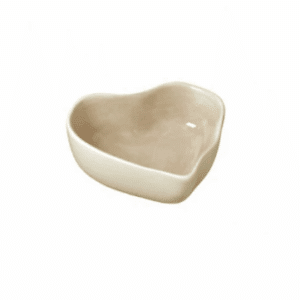 Hjerte skål 15cm Sand