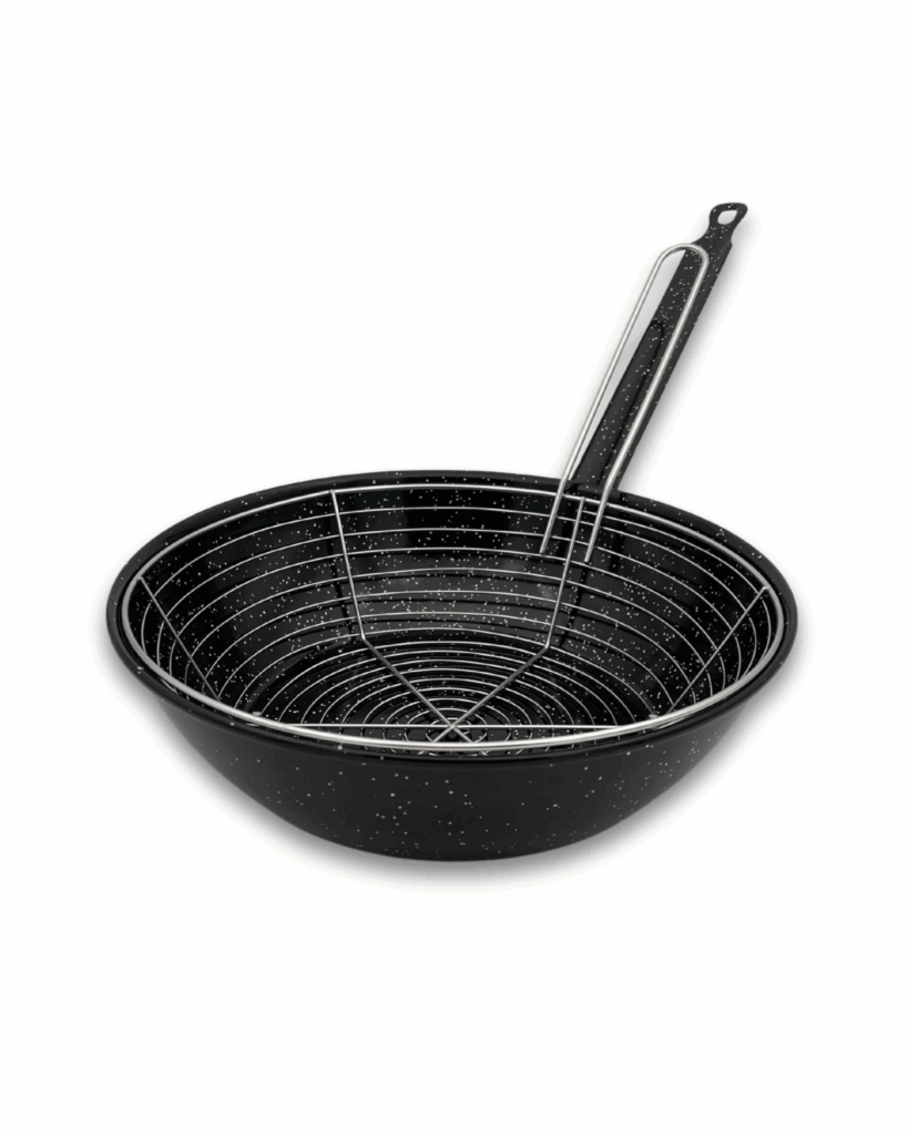 Vaello frityrpanne med sil, 28 cm