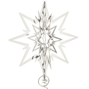 Top Star toppstjerne stor 26,4 cm sølv