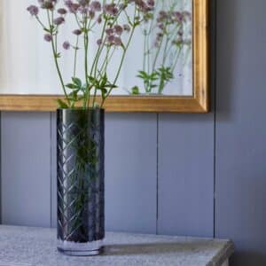 Skyline LUX Vase, Koksgrå 30cm