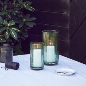 Lyngbyvase glass 20cm, Coph Grønn