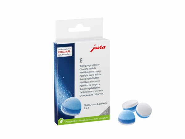 CLEANING TABLETS, 6 PCS 3 PHASE