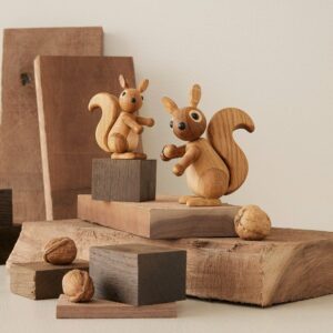Hazel trefigur Ekorn 11,5 cm