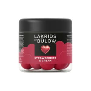 Love Strawberry & Cream Lakris med sjokolade 115 gr
