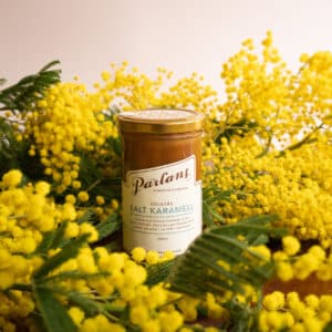 Salted Caramel Saus i Glasskrukke