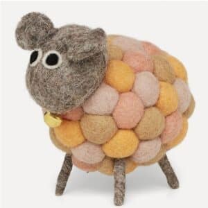 Ullfilt Sauen Gylden Vår Påske