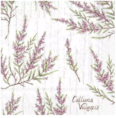 Lunsj Serviett Callunia Vulgaris Grey