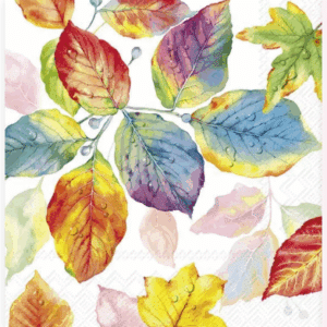 Lunsj Serviett Colorful Leaves