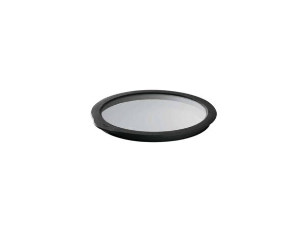 Glasslokk Dia 12 cm Klar/Svart