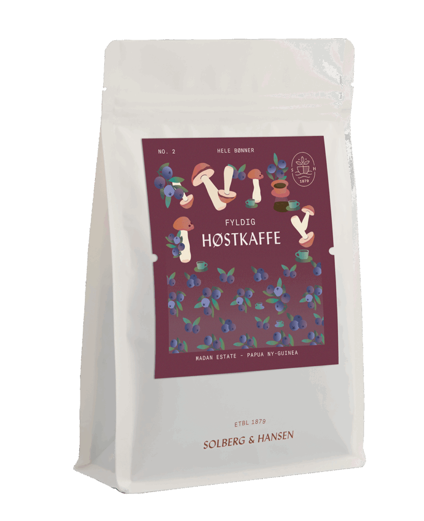 Fyldig Høstkaffe Hele Bønner 250gr