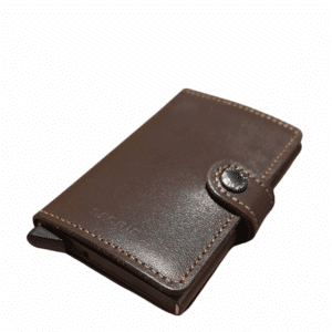 Skimmingsikker Kortholder, Vintage Brun