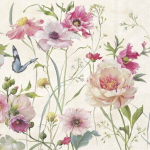 Cocktailservietter Lys Rose