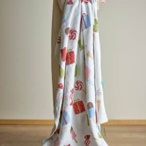 Sweets Pledd, Natur, Resirkulert Bomull