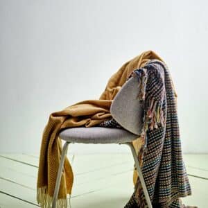 Lazzario Pledd, Blå, Resirkulert Bomull